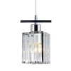 Kryształowa lampa wisząca 6791/1 8C kostka cube chrom