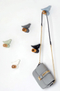 Wieszak dekoracyjny Bird BIRD.GREY ptak szary drewniany