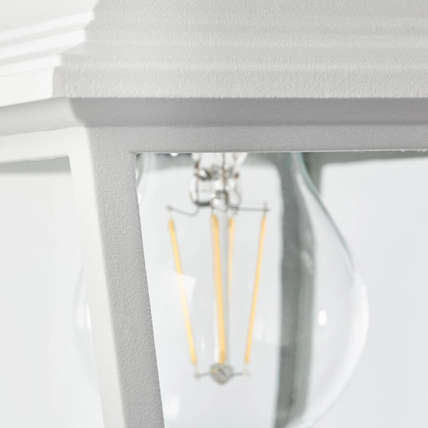 Lampa elewacyjna latarnia Nissie 90992A05 metalowy biały OUTLET