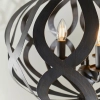 Metalowa wisząca lampa Sirolo 81750 na łańcuchu antyczna brązowa