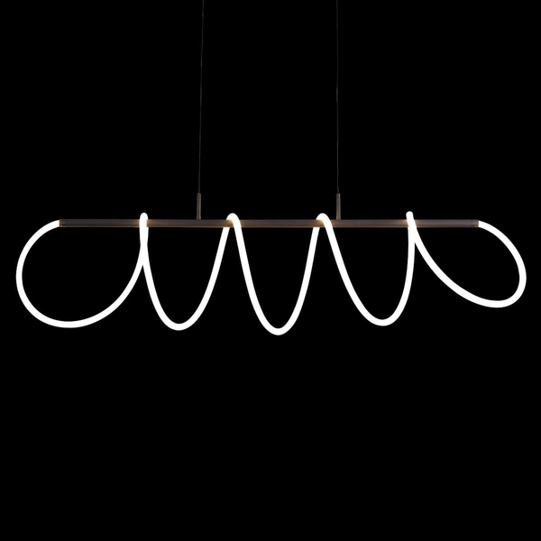 Ledowa lampa wisząca ZIGZAG AZ5827 LED 75W 3000K belka czarna