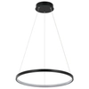 Wisząca lampa Ring LP-909/1P S BK CCT LED 22W 3000-6000K pierścień czarna