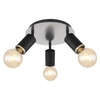 Kierunkowy plafon Joseba 54032-3B reflektorki czarne