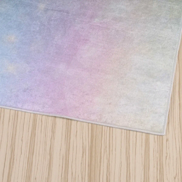 Dywan prostokatny Jednorożec 322807 do pokoju dziecięcego różowy