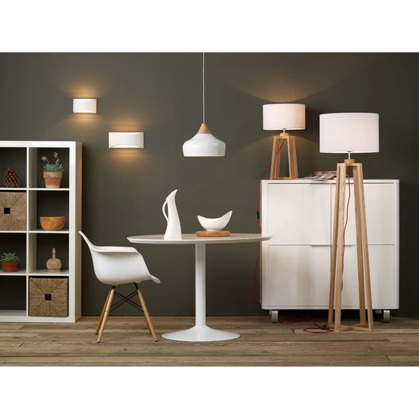 Skandynawska lampa wisząca Gaucho GAU8602 metalowa biała