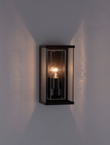 Lampa ścienna zewnętrzna CHETUMAL LE708 Luces Exclusivas IP65 grafitowa