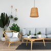 Wiklinowa lampa wisząca Vimini boho do jadalni ekologiczna