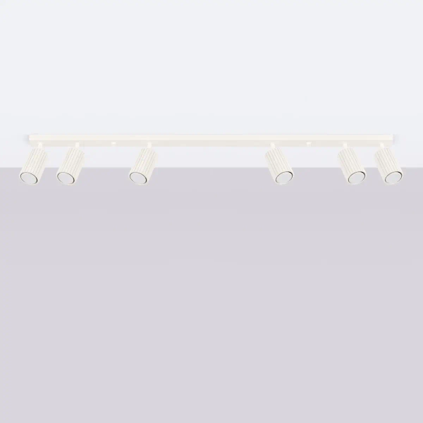 Wielopunktowa lampa sufitowa KARBON SL.1604 regulowana beżowa