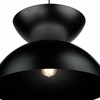 Kopułowa lampa wisząca Riya RIY0122 metalowa nad wyspę czarna