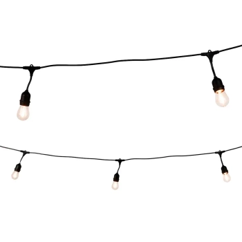 Zewnętrzna girlanda ogrodowa Summer Time EKG2291 LED 6W 2200K IP44 czarny