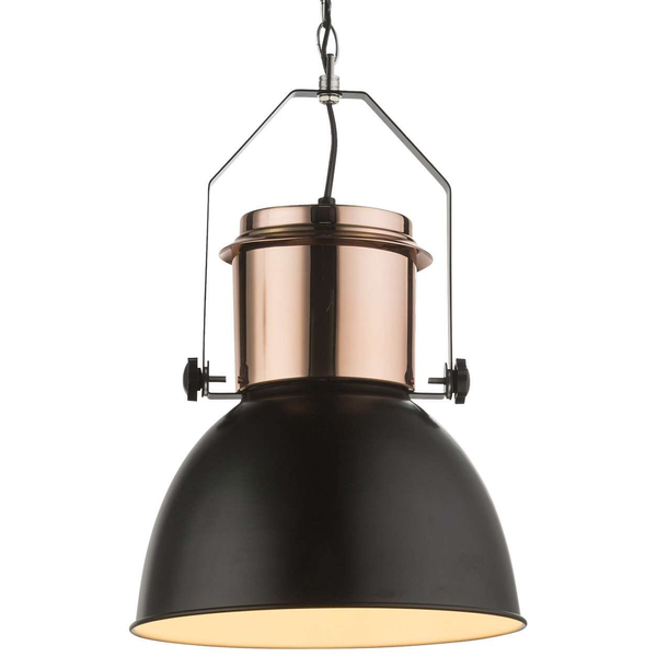 Lampa wisząca KUTUM 15282 Globo industrialna na łańcuchu czarna
