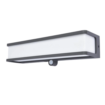 Solarna Lampa ścienna Doblo 6943801125 Lutec LED 16,5W 4000K IP54 szary