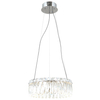 Okrągła lampa zwis Nosta PND-34364-2-CH-CL LED 24W 3000K przezroczysty