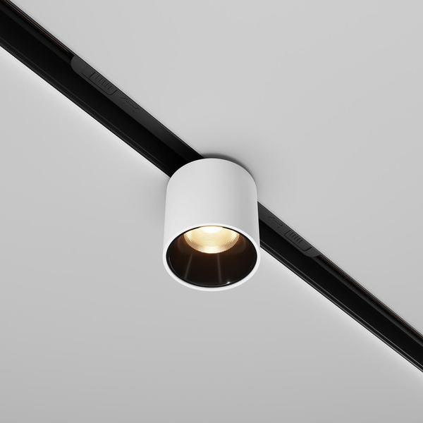 Sufitowa lampa tuba Alfa TR132-2-7W3K-W LED 7W 3000K do szyny biały czarny