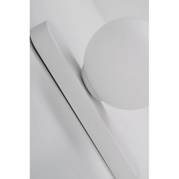 Ścienny kinkiet ELMO biały AZ6799 1xLED 5W 3000K kula do salonu