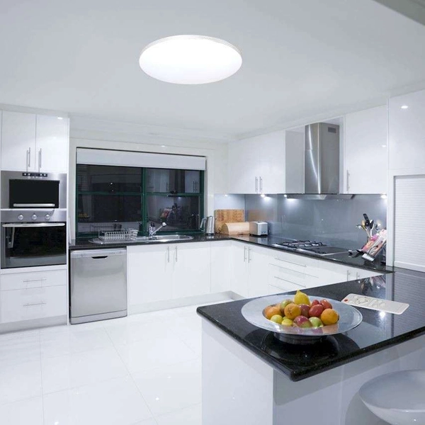 LAMPA sufitowa SIENA ML3703 Milagro okragła OPRAWA natynkowa LED 80W 3000-6000K plafon biały