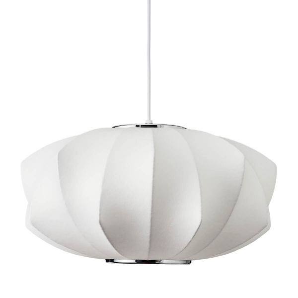 Lampa wisząca nad stół SILK ST-2331-45 Step Into Design materiałowa biała