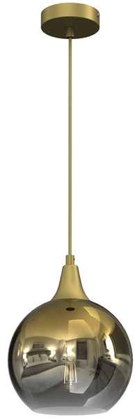 Lampa wisząca Monte MLP8400 ball nad stół przydymiona złota