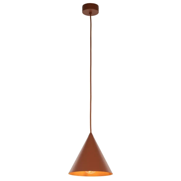 Wisząca lampa stożkowa CONO 10076 nad stół ceglany