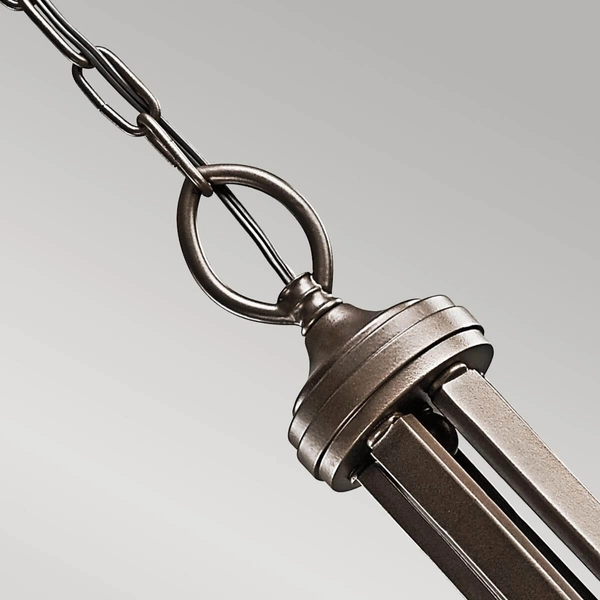 Wielopunktowy żyrandol Lacey KL-LACEY5-MB Kichler brązowy kremowy