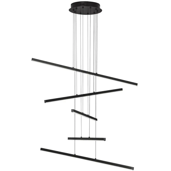 Ściemnialna lampa wisząca CENVIRO LE45449 LED 49W 3200K belka czarna