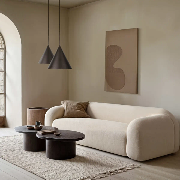 Trójkątna lampa wisząca nad stół CONO 10038 brązowy