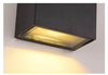 Ogrodowa lampa elewacyjna MODERN KM2X3WW LED 6W 3000K IP65 czarna