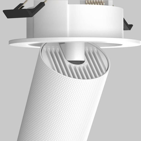 Sufitowa lampa wpuszczana Artisan C081CL-01-GU10-W Maytoni regulacja biały