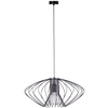 LAMPA wisząca K-3407 CZARNY Kaja industrialna OPRAWA metalowy ZWIS druciany czarny