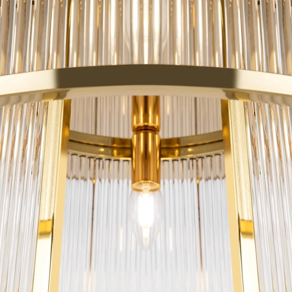 Lampa sufitowa metalowa Frame MOD174CL-06G Maytoni do salonu złota