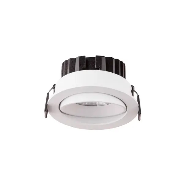 Sufitowa lampa wpuszczana MALLORCA biała LE61578 LED 12W 3000K IP65 podtynkowa