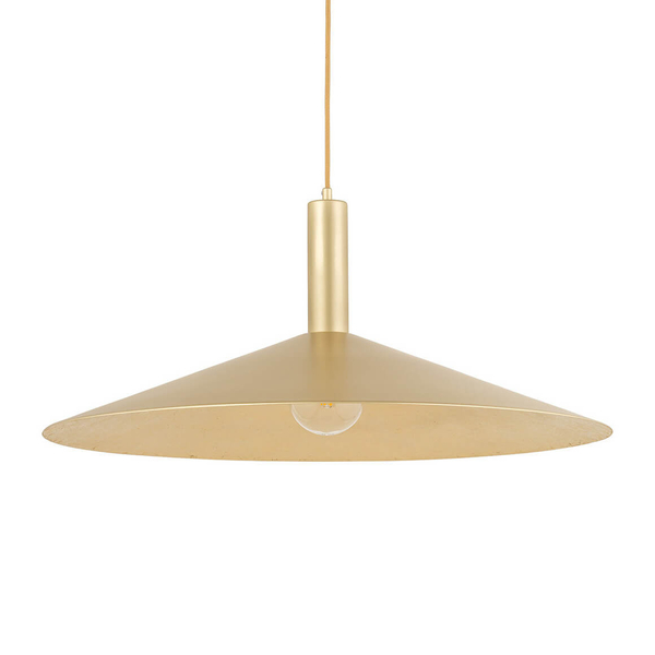 Zwisająca lampa nad stół Capri 41007 Sigma do kuchni stożek złota