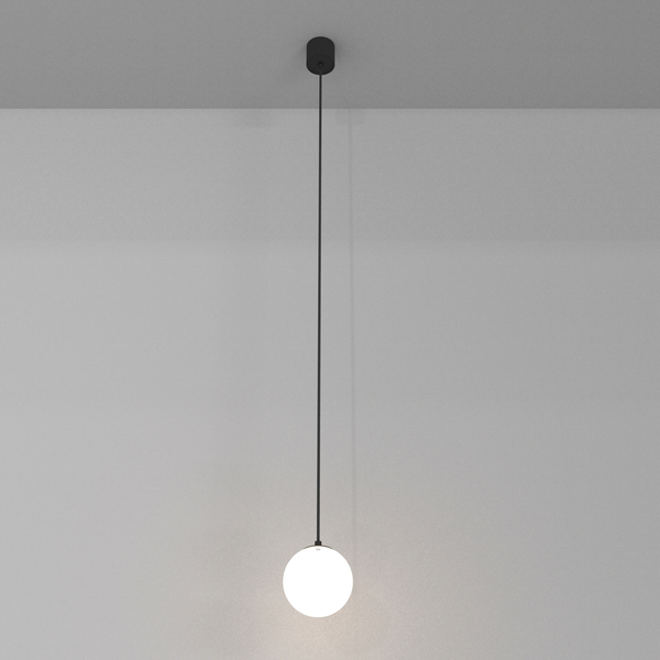 Lampa wisząca LED 5W 3000K nad stół biała czarna Luna OUTLET
