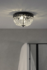 Żyrandol sufitowy Etienne 108598 Markslojd crystals kryształy oprawa czarna