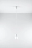 LAMPA wisząca SL.0569 industrialna OPRAWKA zwis na żarówkę biały