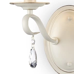 Pałacowy podwójny kinkiet Brionia ARM172-02-G Maytoni kryształowa beżowa