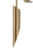 2-płomienna lampa ścienna Locca MSE010400225 złota