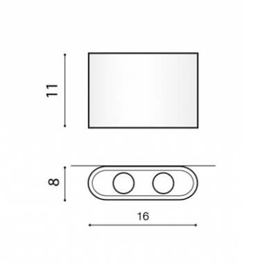 Metalowa lampa ścienna Vega AZ4145 do sypialni czarna