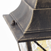 Uliczna lampa latarnia Janel 90984A86 retro metalowa czarny złoty