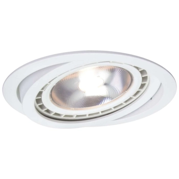 Sufitowa LAMPA podtynkowa NERO LP-4424/1RS WH movable Light Prestige metalowa OPRAWA okrągły WPUST do zabudowy movable biały