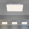 Kwadratowa lampa sufitowa Canvas LED 20W 2700-5000K biała do holu