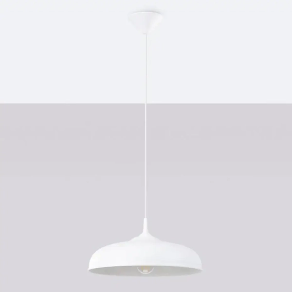 Lampa do pokoju wisząca Gina SL.1329 Sollux do salonu biała
