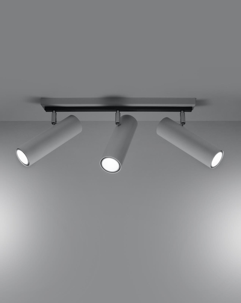 LAMPA sufitowa Direzione SL.0497 Sollux metalowa OPRAWA listwa SPOT regulowane tuby białe