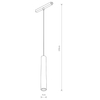 Zwis do magnetycznych szyn 1-fazowych Roller 10652 Nowodvorski LED 9W 4000K tuba