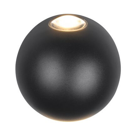 Zewnętrzna lampa ścienna Avisio 246760232 Trio LED 2W 3000K IP54 czarna