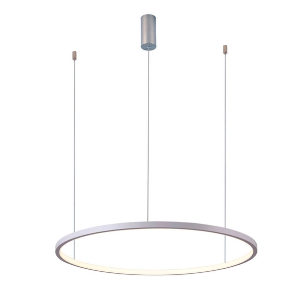 Okrągła lampa zwis Vinola PND-56135B-080RPP-WH-3KS4K-TRDIMM Italux LED 48W 3000-4000K biała