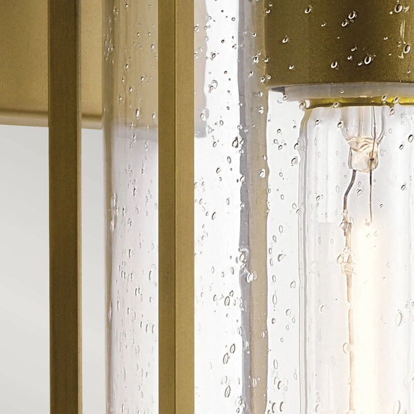 Lampa ścienna Camillo KL-CAMILLO-M-PNBR Kichler IP44 szklana mosiężna