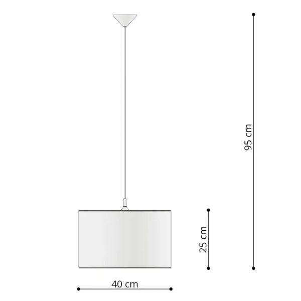 Lampa wisząca do pokoju dziecięcego CAT SL.1419 z abażurem kolorowa