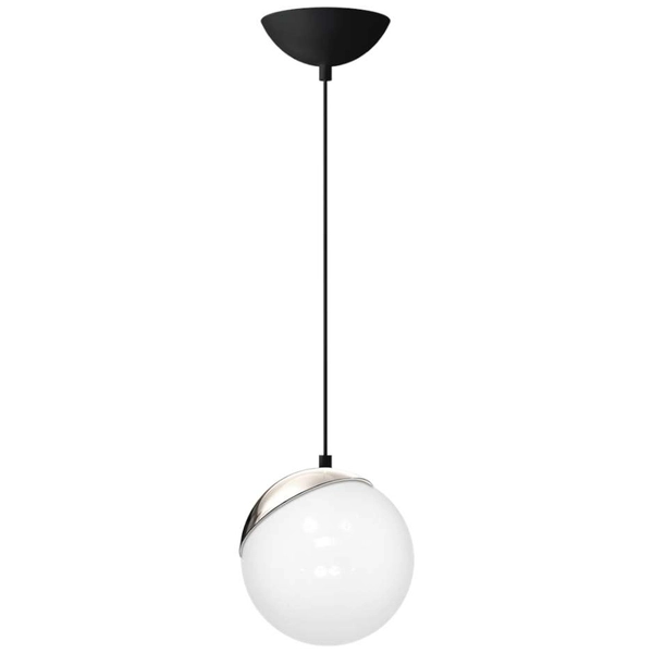 Wisząca LAMPA loftowa SFERA MLP4673 Milagro szklana OPRAWA skandynawski ZWIS kula ball biała