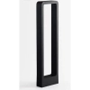Ogrodowa lampa stojąca BRIDGE-GLB600WW prostokątna LED 7W 3000K IP65 czarna